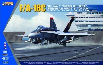  F/a-18c Us Navy,swiss Airforce,finnish A Airforce & Topgun- 1:48e -