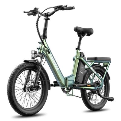 FAFREES F20 Flex v&eacute;lo &eacute;lectrique pliant - moteur 250W batterie 36V20Ah 75KM - Vert Violet