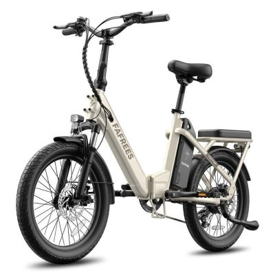 FAFREES F20 Flex v&eacute;lo &eacute;lectrique pliant - moteur 250W batterie 36V20Ah - Beige