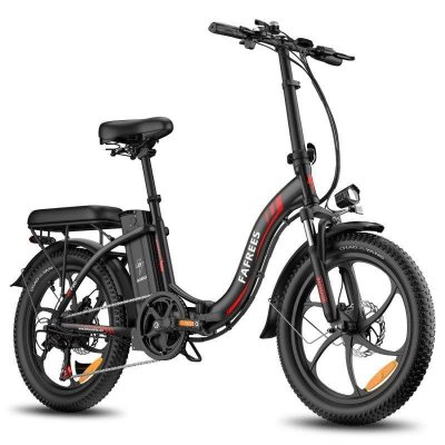 FAFREES F20 V&eacute;lo Electrique - Moteur 250W Batterie 36V18Ah 20'' Freins M&eacute;caniques - Noir
