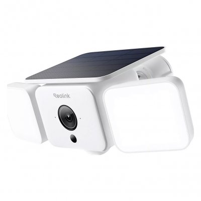REOLINK F310B projecteur ext&eacute;rieure Blanc avec Panneau solaire