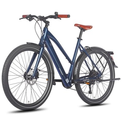 FAFREES F700W V&eacute;lo Electrique - Moteur 250W Batterie 36V10AH Freins Hydrauliques Cadre Aluminium - Bleu
