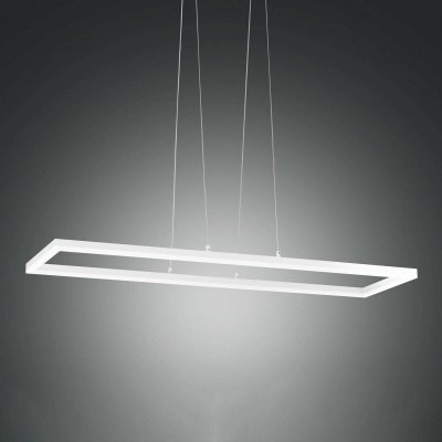 FABAS LUCE  bard plafonnier suspendu led int&eacute;gr&eacute; blanc verre