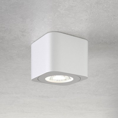 FABAS LUCE  Downlight LED carr&eacute; Palmi en blanc