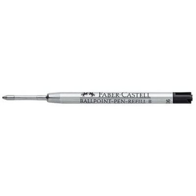 MANUTAN Faber-Castell 148740 Recharge Stylo bille, mine M grand volume, noir,