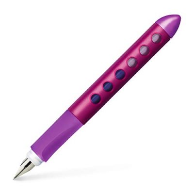 FABER CASTELL Faber-Castell 149848 Stylo-plume &eacute;ducatif Scribolino, m&ucirc;re, gaucher