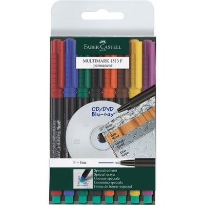 FABER CASTELL Faber-Castell 151309 Feutre multiusage MULTIMARK permanent F &eacute;tui de 8