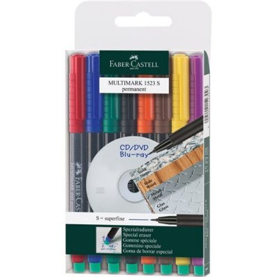 FABER CASTELL Faber-Castell 152309 Feutre multiusage MULTIMARK permanent S &eacute;tui de 8