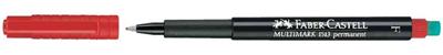 FABER CASTELL  152399 Marqueur Permanent Multimarque S Noir