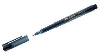 FABER-CASTELL  155499 Feutre d'&eacute;criture BROADPEN 1554 noir