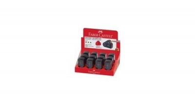 FABER-CASTELL  182710 Taille-crayon 1 usage SLEEVE Mini noir