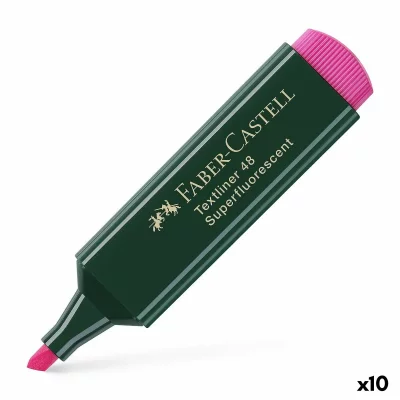GENERIQUE Faber-Castell 48-28 Text Liner &ndash; Rose (lot de 10)