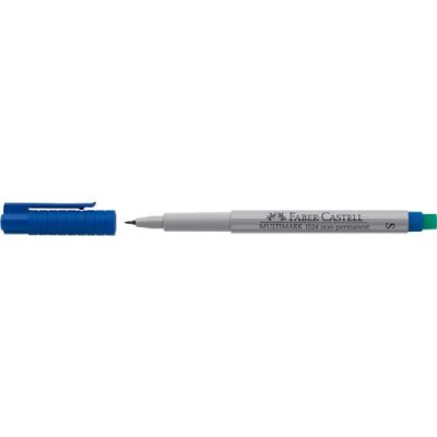 FABER-CASTELL  515058 Multimark Marqueur Non Permanente S Bleu