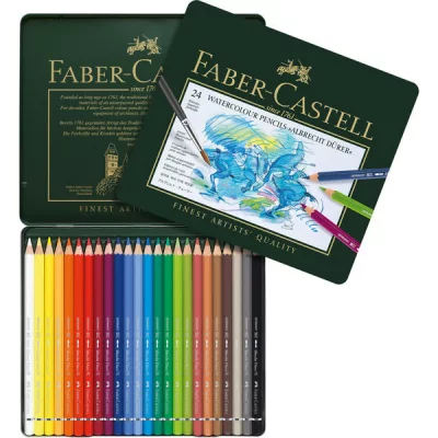 FABER CASTELL FABER-CASTELL Bo&icirc;te 24 Crayons de Couleur A. D&uuml;rer