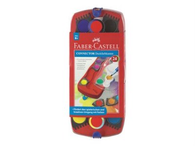 FABER CASTELL Faber-Castell CONNECTOR - Peinture - couleurs assorties (pack de 24)