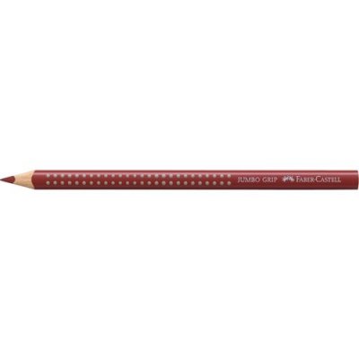 FABER CASTELL Faber-Castell Crayon Couleur Jumbo Grip, Triangulaire, Rouge Indien