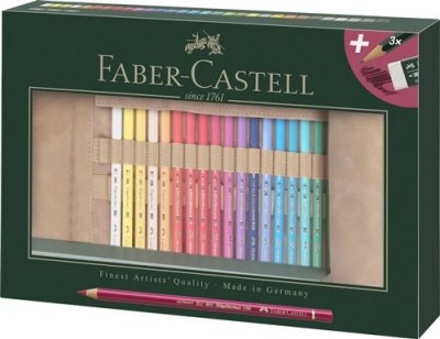 FABER CASTELL FABER-CASTELL Crayons de couleur POLYCHROMOS, &eacute;tui de 34 ()