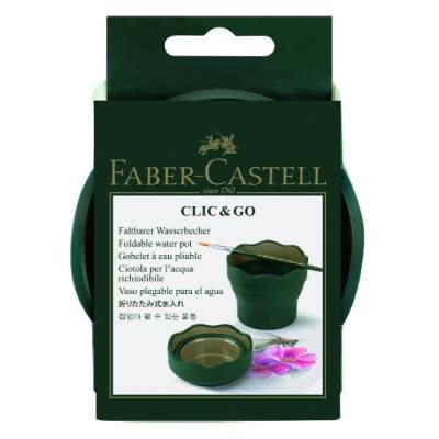 FABER CASTELL Faber-castell - gobelet peinture clic & go vert 181520