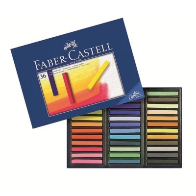 FABER CASTELL Faber-Castell STUDIO QUALITY 128336 Bo&icirc;te de 36 craies pastels tendres