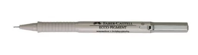 FABER CASTELL Faber-castell stylo bille &agrave; encre ecco pigment, 0,1 mm noir 166199