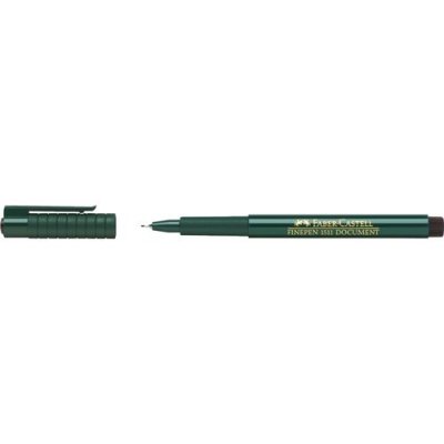 FABER-CASTELL  Stylo feutre extra-fin FINEPEN 1511, noir - Lot de 25