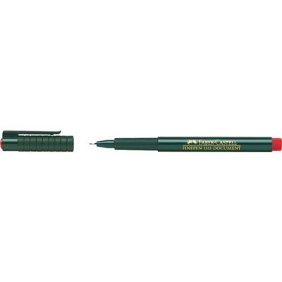 FABER-CASTELL  Stylo feutre extra-fin FINEPEN 1511, rouge - Lot de 25