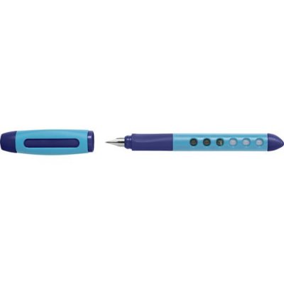 FABER CASTELL FABER-CASTELL Stylo plume &eacute;ducatif Scribolino, bleu - Lot de 2
