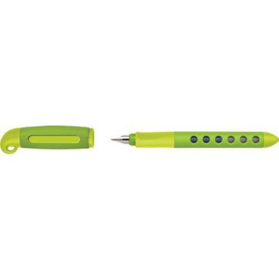 MANUTAN FABER-CASTELL Stylo plume &eacute;ducatif Scribolino, vert clair - Lot de 2