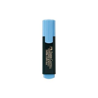 FABER CASTELL Faber-Castell Surligneur "Textliner 48 Refill", Bleu Fluo
