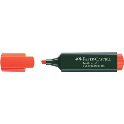 FABER CASTELL FABER-CASTELL Surligneur TEXTLINER 48 REFILL, orange