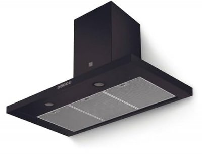 ROBLIN FABER Hotte decorative murale Baltic 900 noir , 6839730 , 700m3/h