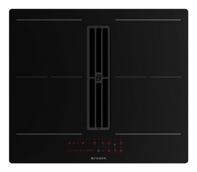 FABER  plaque &agrave; induction avec hotte version recyclage GALILEO SLIM F600 (Recyclage - Verre)