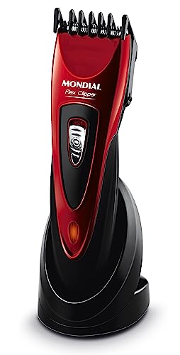 MONDIAL Fabrilamp  MON-CR-04 Tondeuse &agrave; cheveux sans fil rechargeable rouge