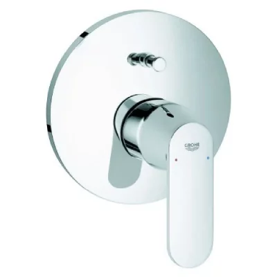 GROHE Fa&ccedil;ade EUROSMART COSMOPOLITAN pour mitigeur monocommande encastr&eacute; 1/2 - Chrom&eacute;