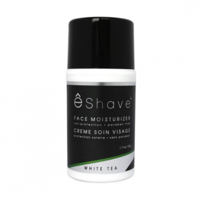 E SHAVE FACE MOISTURIZER - Hydratant Visage Th&eacute; Blanc-