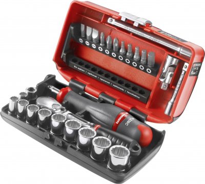 FACOM  1 Coffret Douilles 1/4" 12 Pans M&eacute;trique - Rl.nano112 