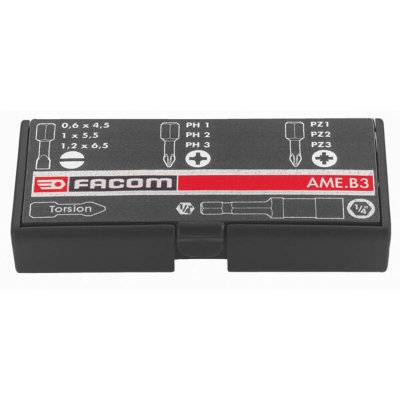 FACOM  1 Jeux De 9 Embouts De Vissage High Perf' + Porte-embouts 