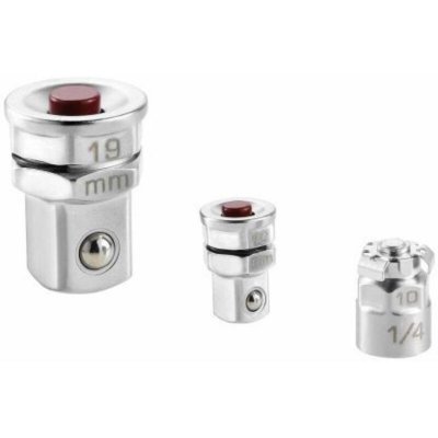 FACOM  1 Lot De 2 Adaptateurs Pour Cl&eacute; Vers Carr&eacute; 1/4" Et 1/2" 