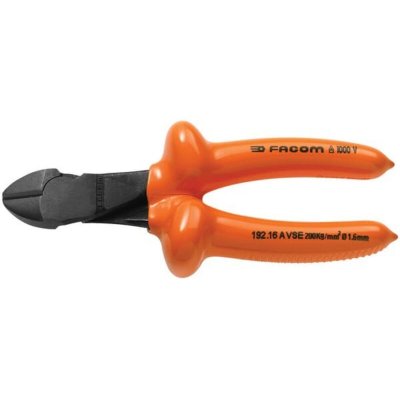 FACOM  1 Pinces Coupantes Diagonales Isol&eacute;es 1000 Volts S&eacute;rie Vse Pour Fil Dur 