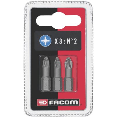 FACOM  10 Jeux De 3 Embouts Ed Pour Vis Pozidriv&reg; -  