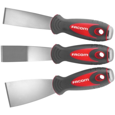 FACOM  235.J1&nbsp;&ndash;&nbsp;Lot de 3&nbsp;grattoirs en inox
