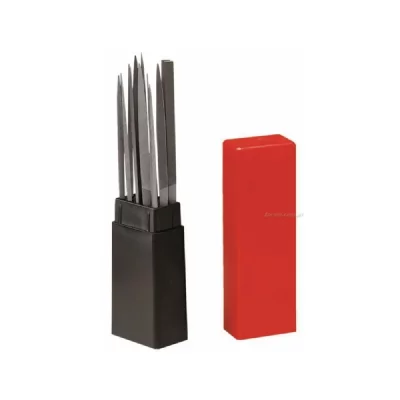 FACOM  AS.12LBP140T2A - 12 limes aiguilles - 140 mm - Bo&icirc;tier rouge