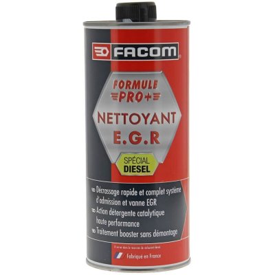FACOM  Nettoyant Vanne EGR, Sp&eacute;cial Diesel, Formule Pro+ 1L Rouge