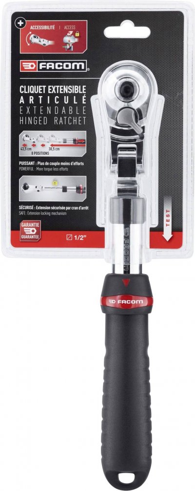 FACOM  SXL.171PB Cl&eacute; &agrave; cliquet t&eacute;lescopique 1/2 (12.5 mm) 304 mm