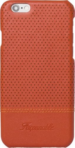 FACONNABLE Fa&ccedil;onnable Coque pour iPhone 6/6S Micro-perfor&eacute; et &Eacute;l&eacute;gante Orange