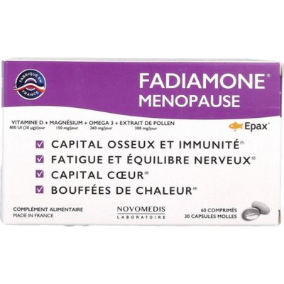 FADIAMONE  M&eacute;nopause - Boite de 60 capsules + 30 capsules