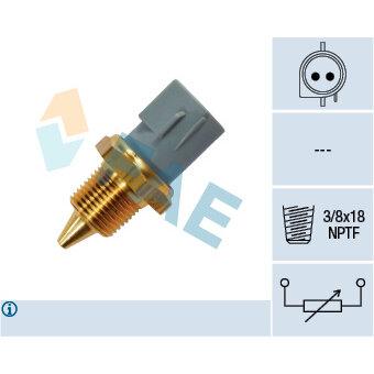 FAE  33430 Sonde de temp&eacute;rature, liquide de refroidissement FORD: FIESTA 2, ESCORT 4