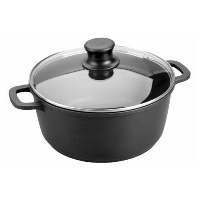 LACOR Faitout 16 cm en fonte avec couvercle