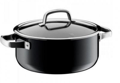 WMF Fa&iuml;tout bas Fusion Tec noir &Oslash;24 cm