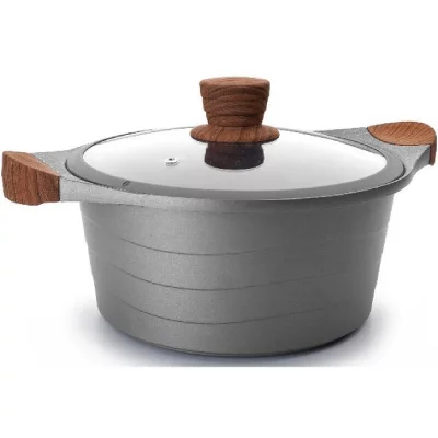 LACOR Faitout fonte d'aluminium 20cm + couvercle  - 27320 - stilo 27320